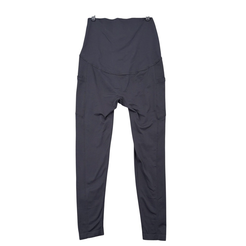 Destination Maternity Black Over‎ the Belly Pocket Leggings XL High Rise Yoga